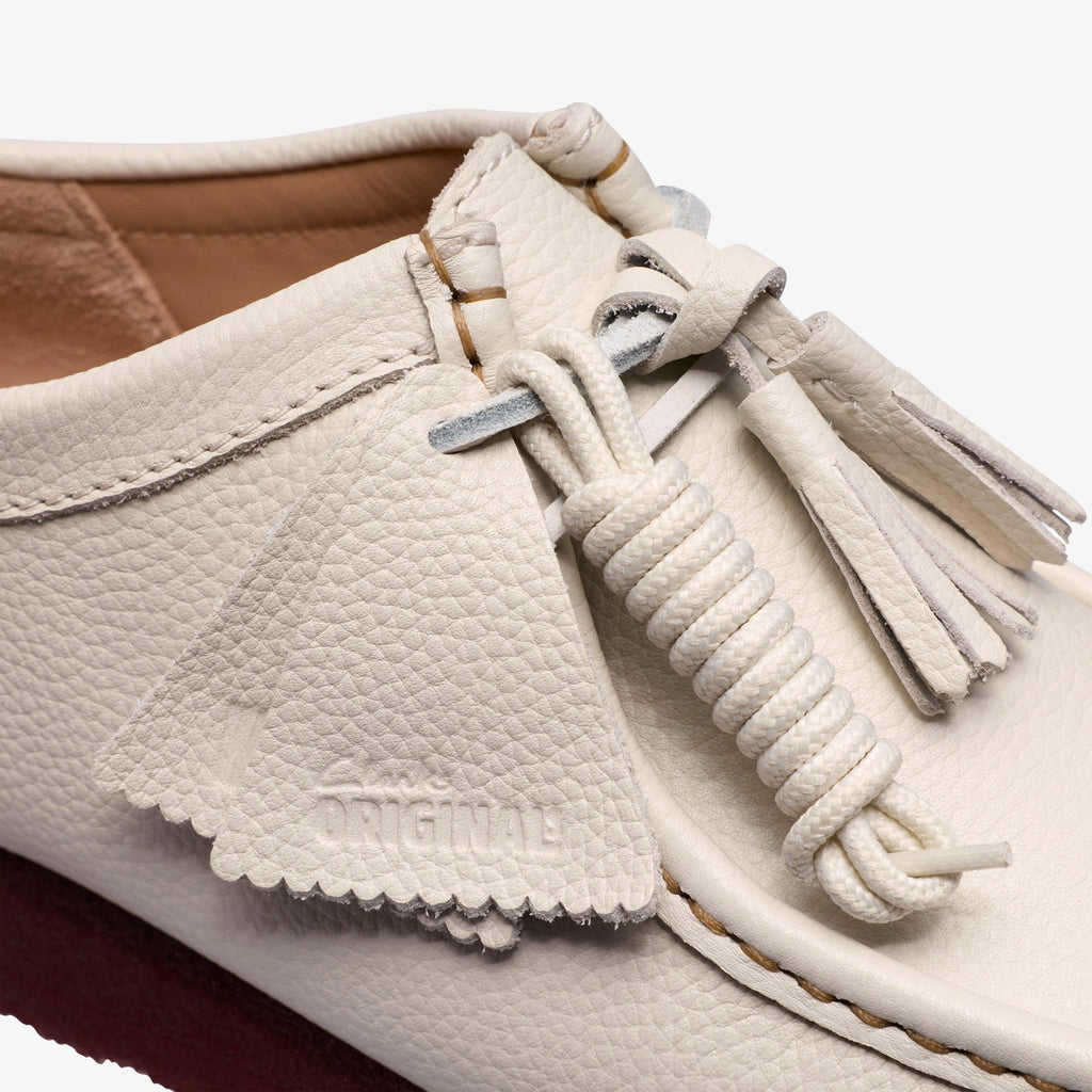 Wallabee Cuir blanc