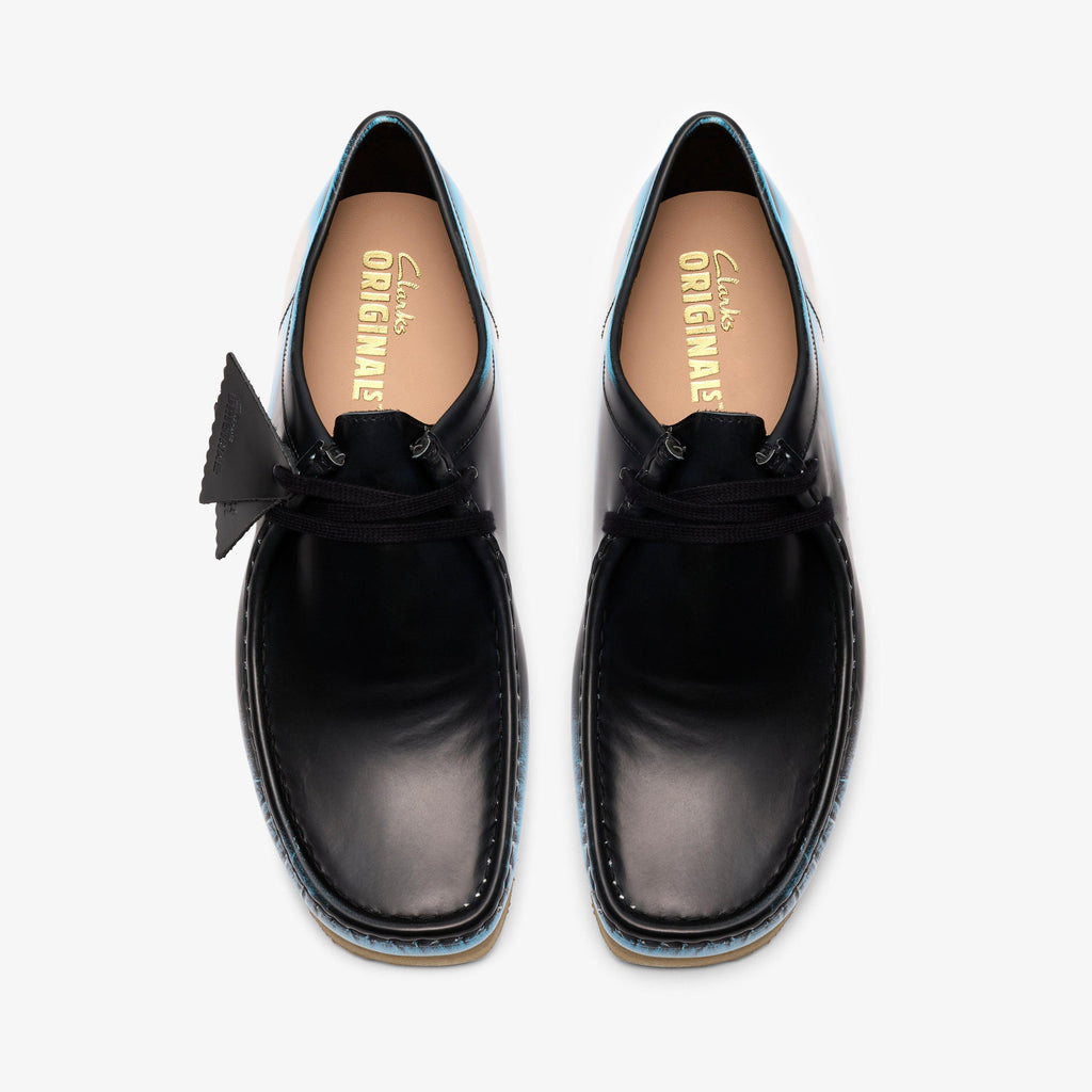Wallabee Black Brush Off
