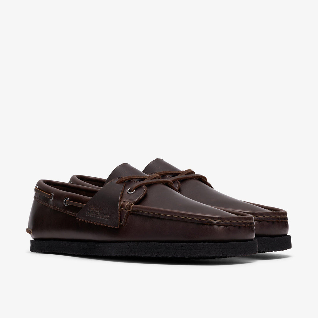 Godney Boat Cuir marron