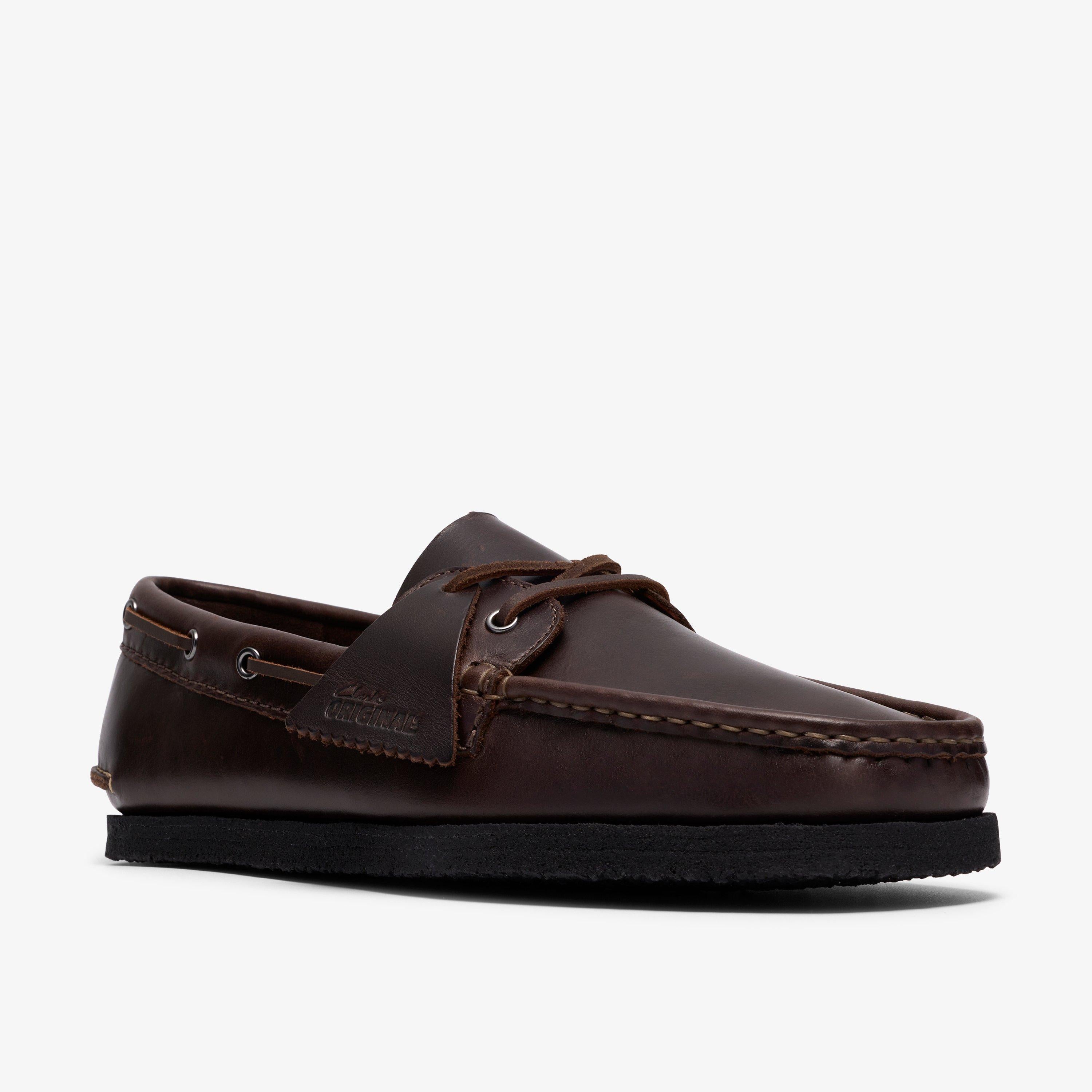Godney Boat Cuir marron
