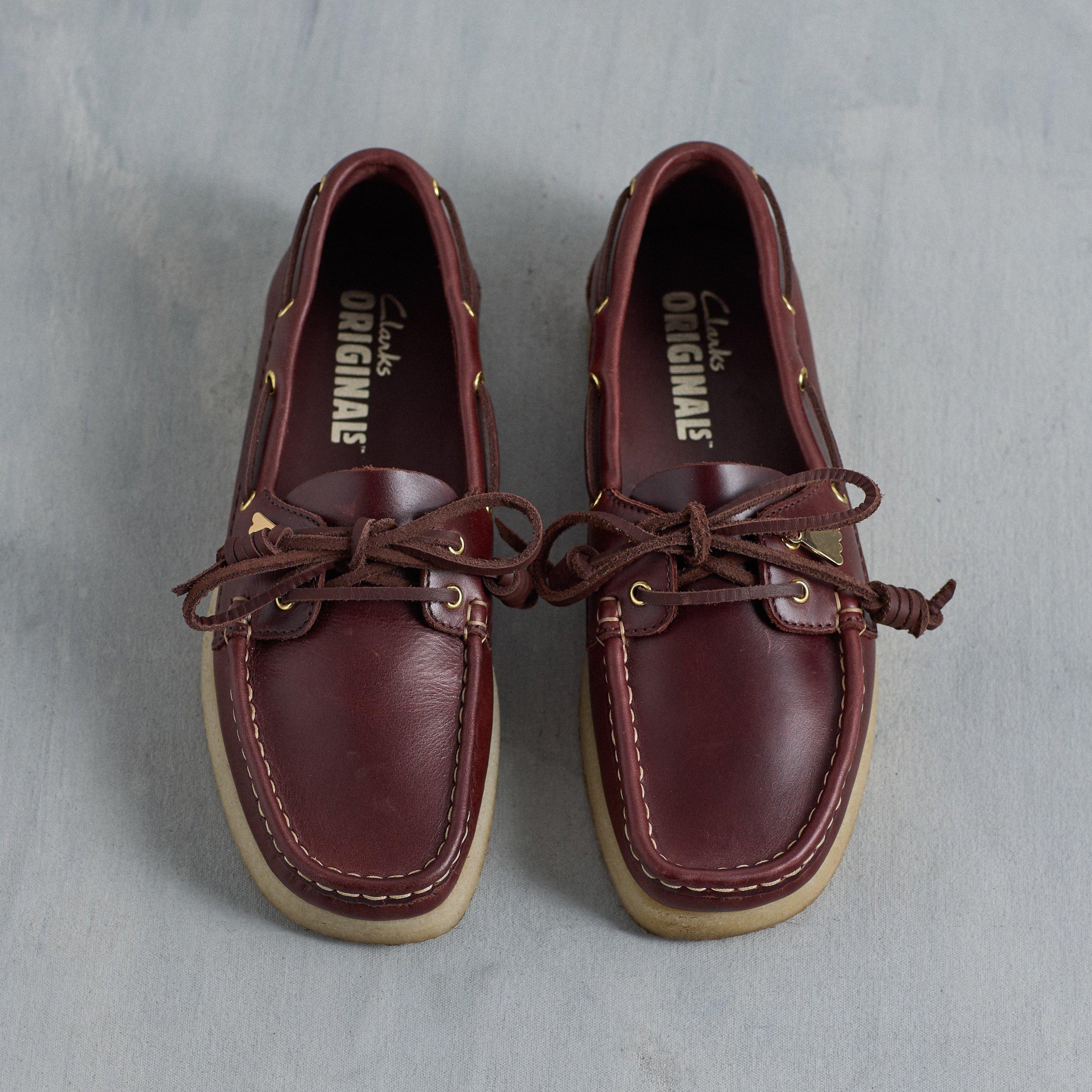 Godney Boat Cuir beige britannique
