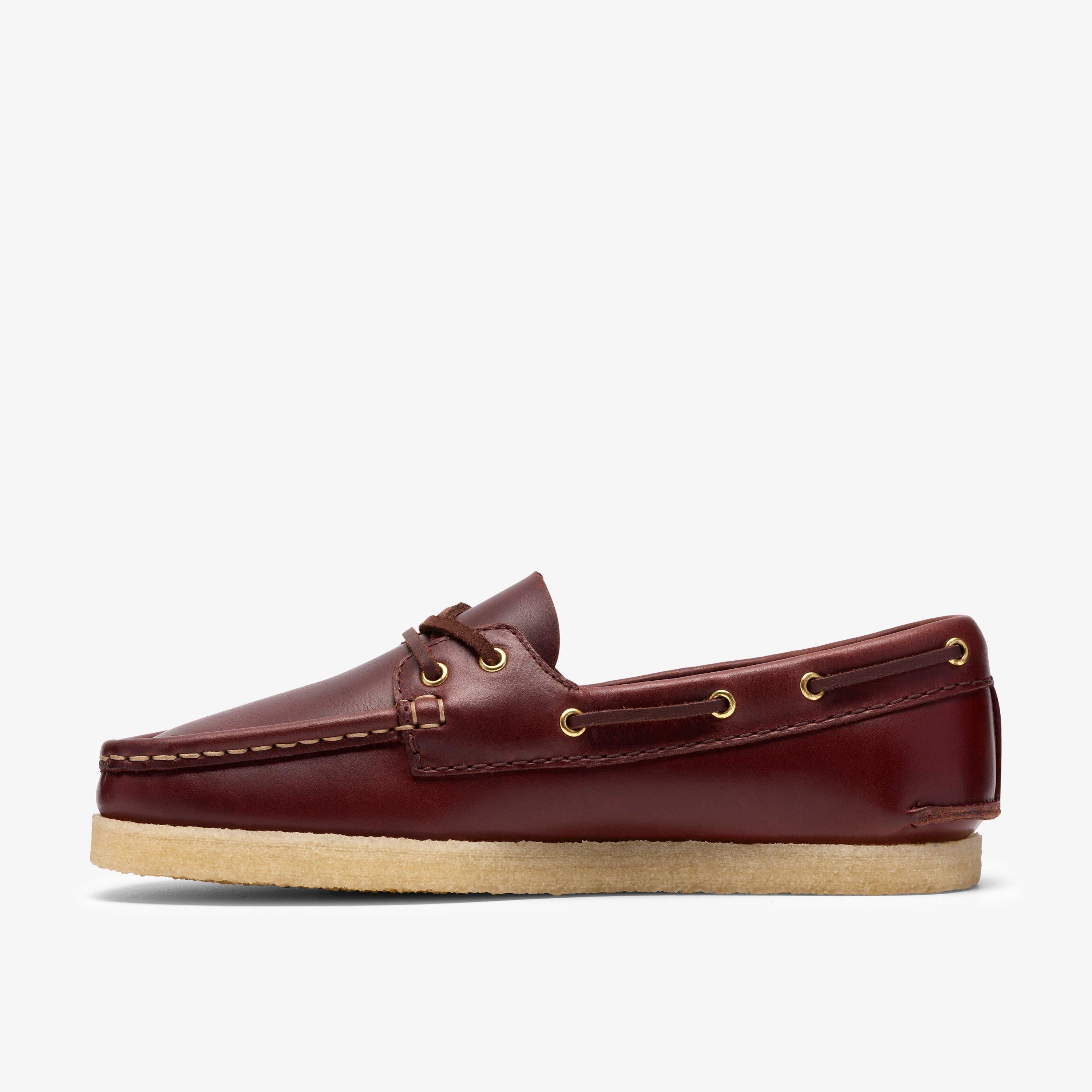 Godney Boat Cuir beige britannique