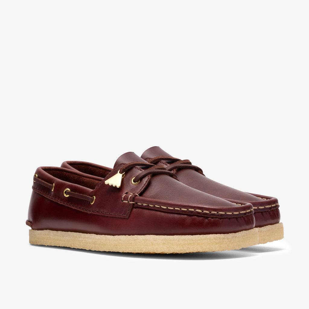 Godney Boat Cuir beige britannique