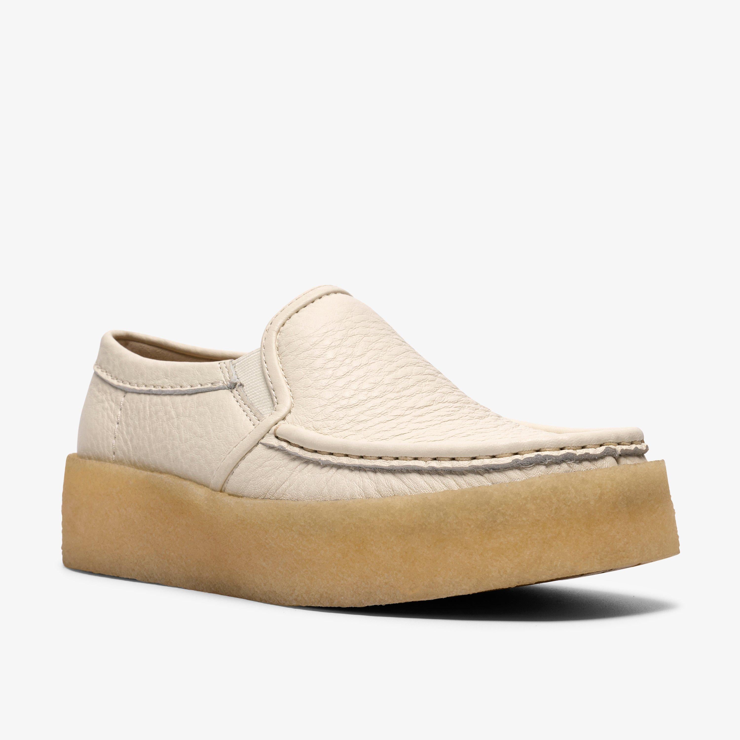 Walla Cup Slip Cuir blanc