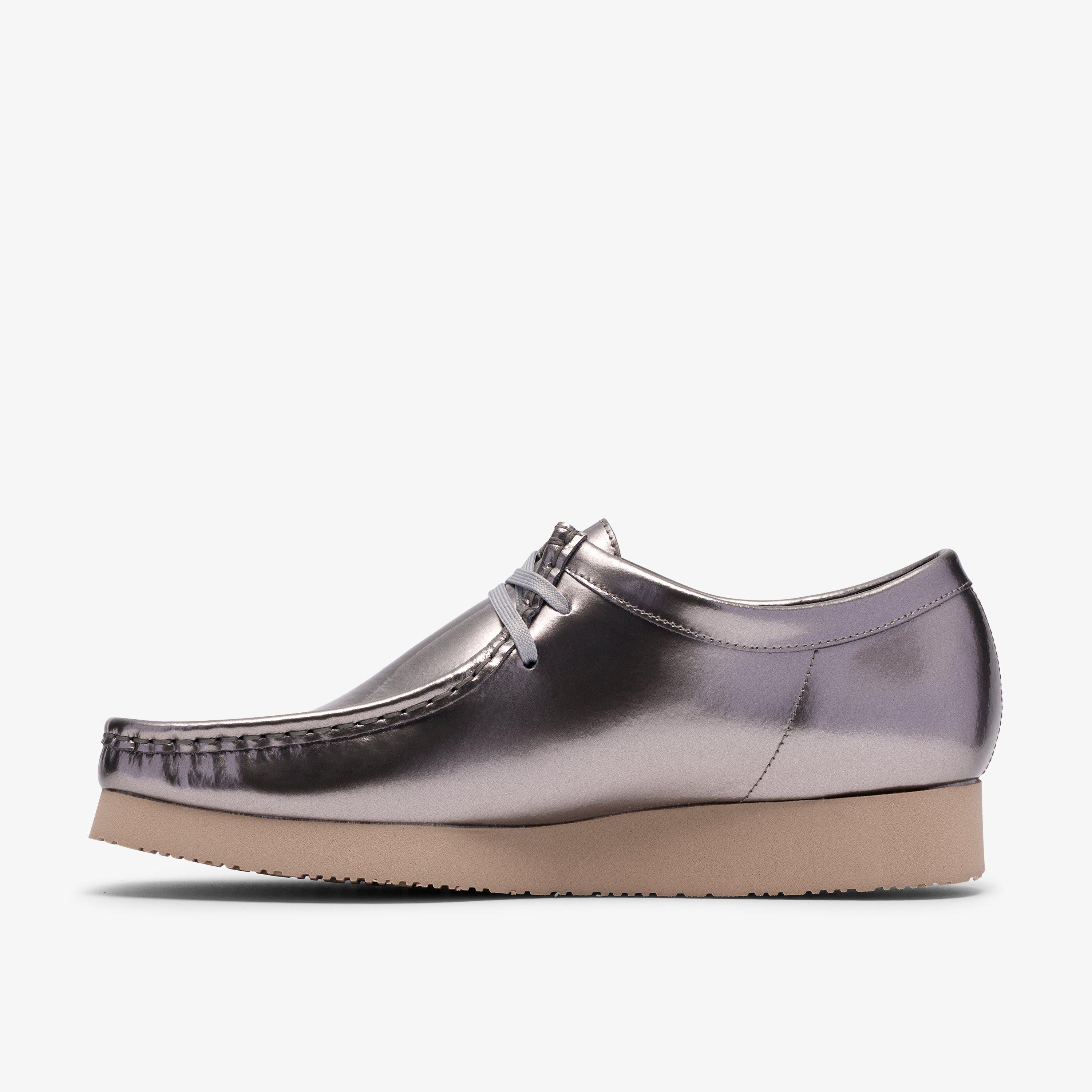 Wallabee 2604 Verni argenté