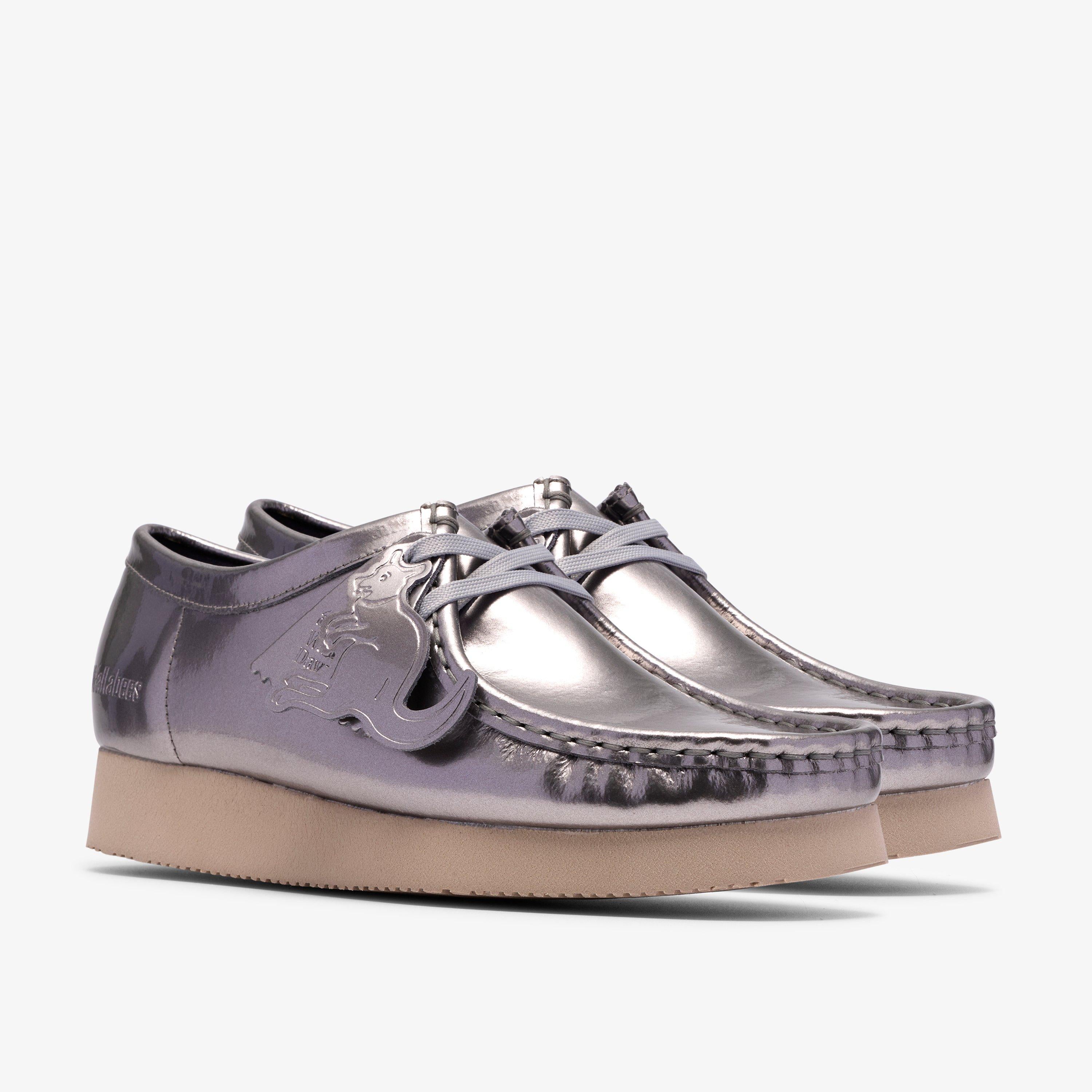 Wallabee 2604 Verni argenté