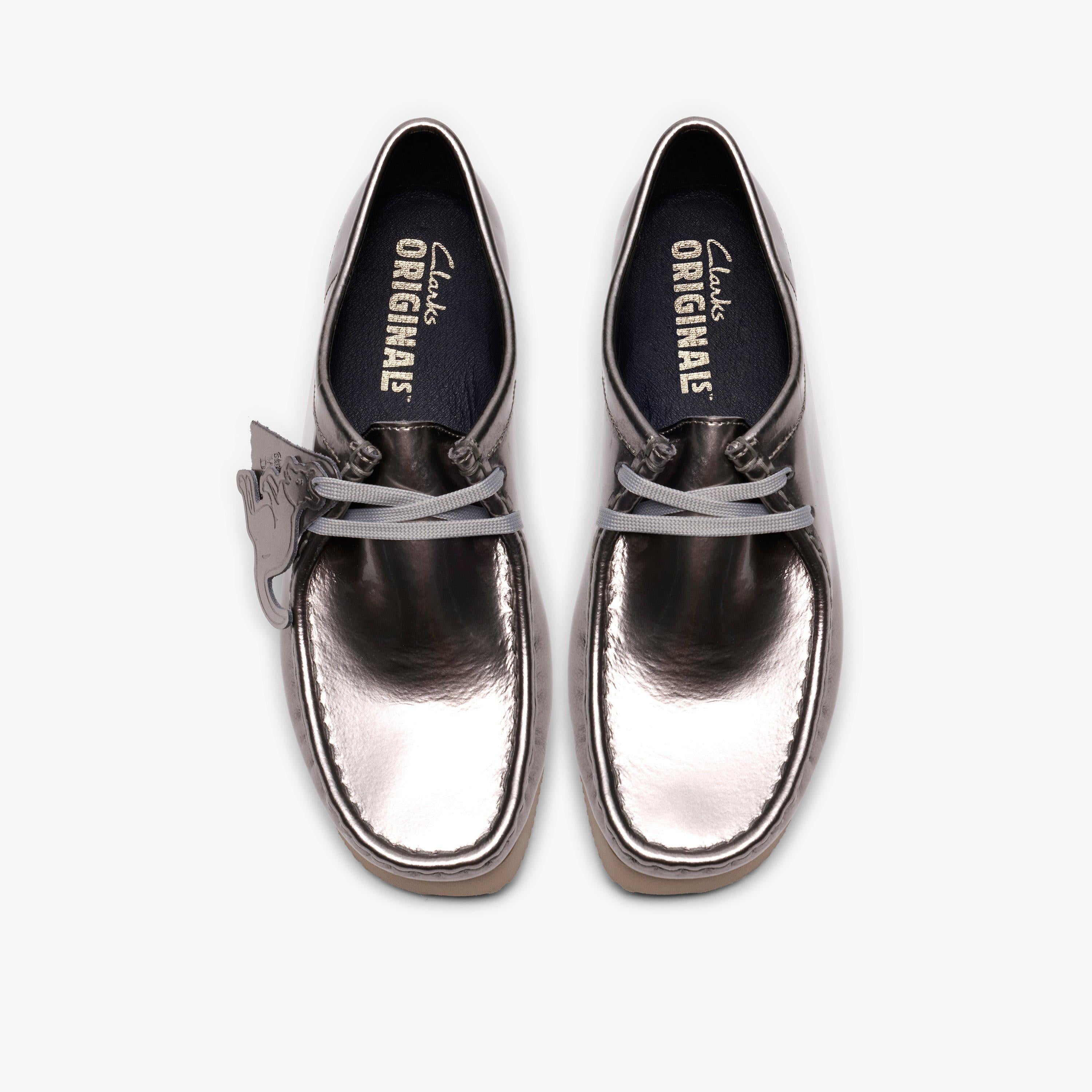 Wallabee 2604 Verni argenté