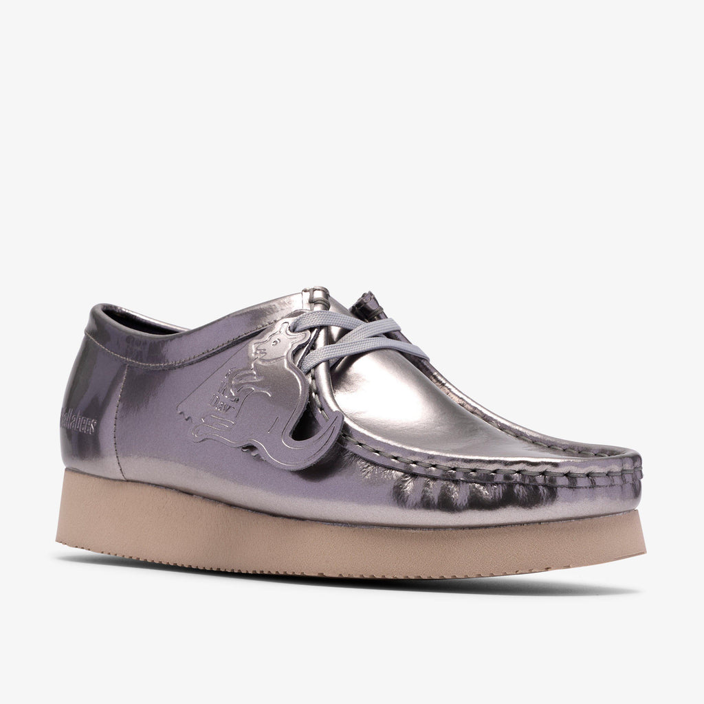 Wallabee 2604 Verni argenté