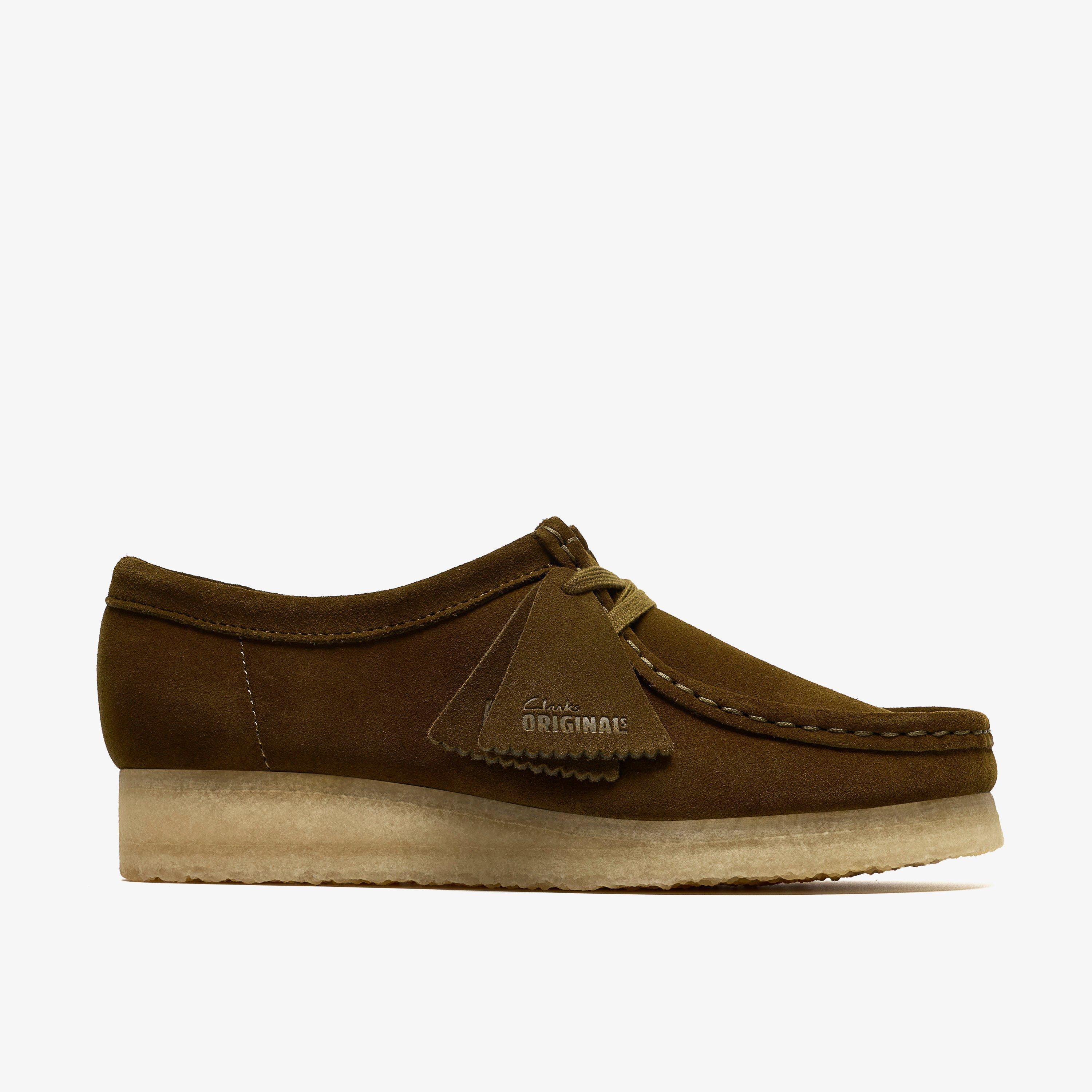 Wallabee Daim Vert Olive