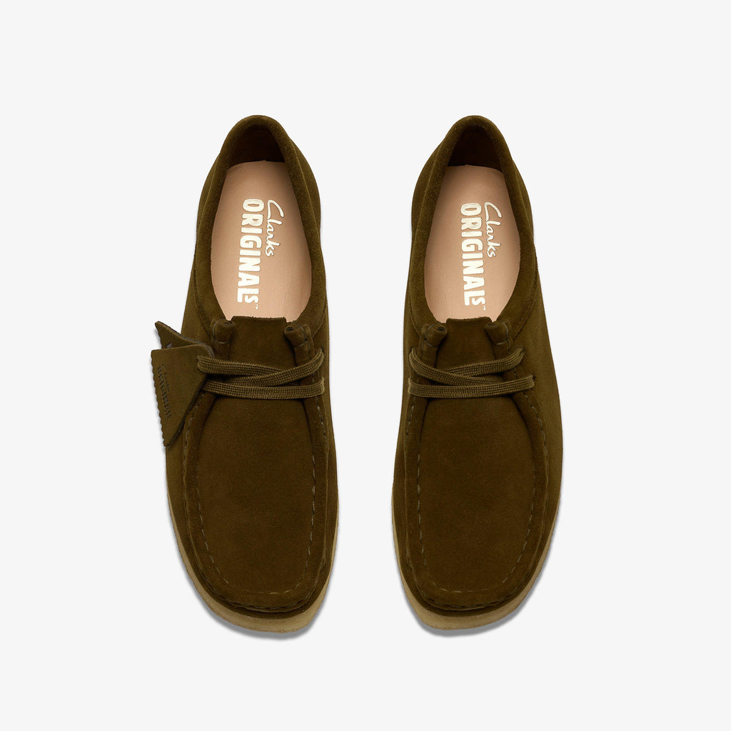 Wallabee Daim Vert Olive