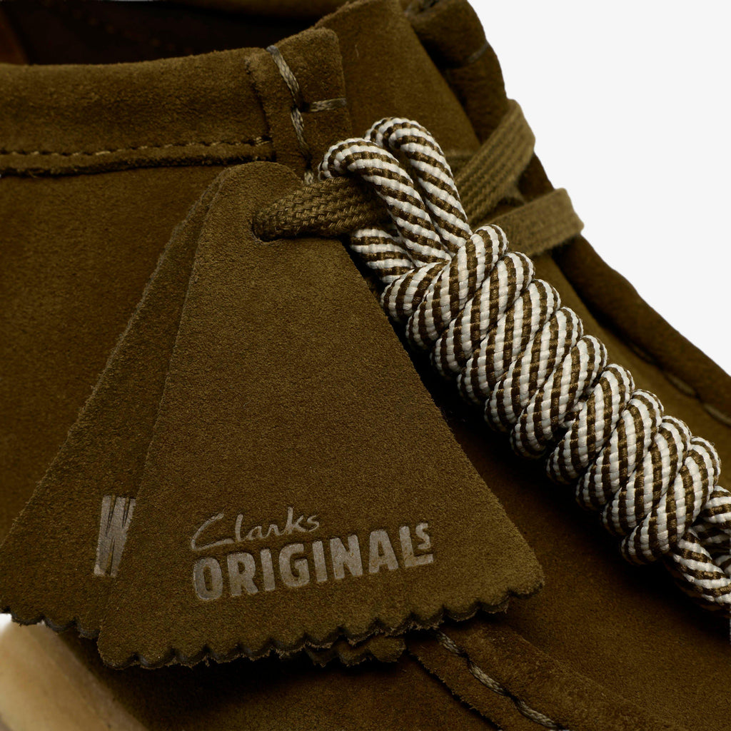 Wallabee Daim Vert Olive