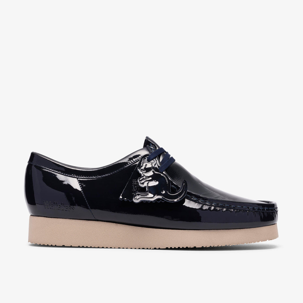 Wallabee 2604 Verni bleu marine