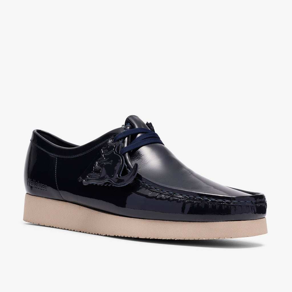Wallabee 2604 Verni bleu marine