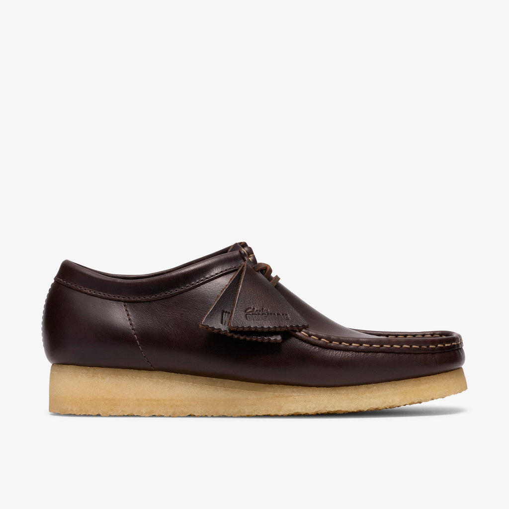 Wallabee Cuir marron foncé
