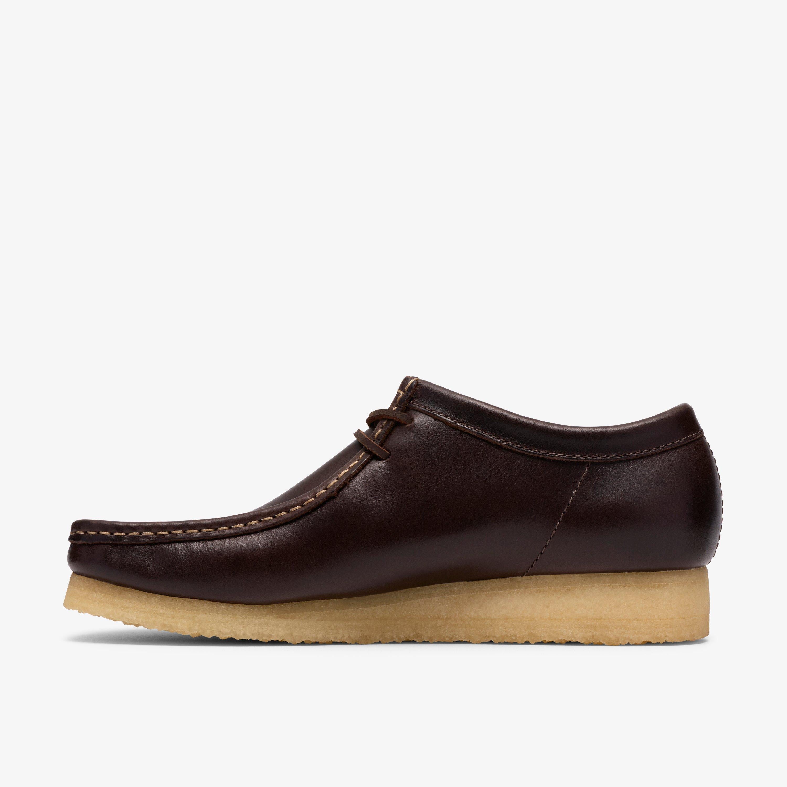 Wallabee Cuir marron foncé