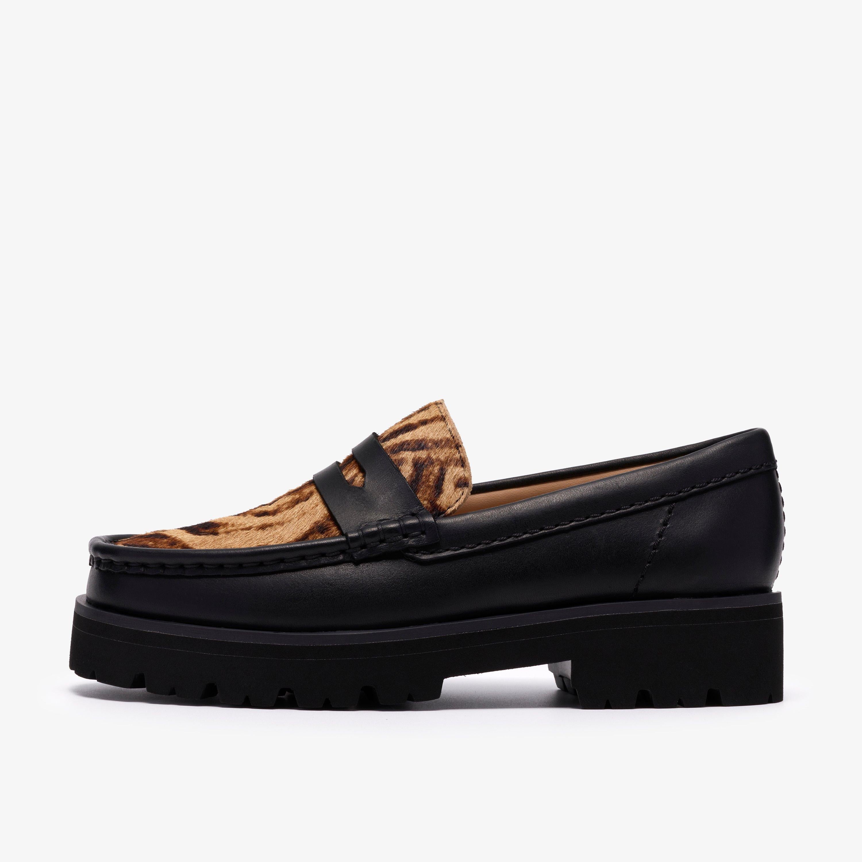 Yukoner Penny Cuir combiné noir
