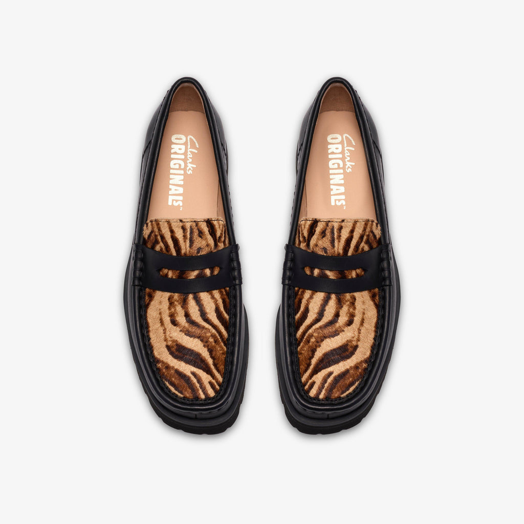 Yukoner Penny Cuir combiné noir