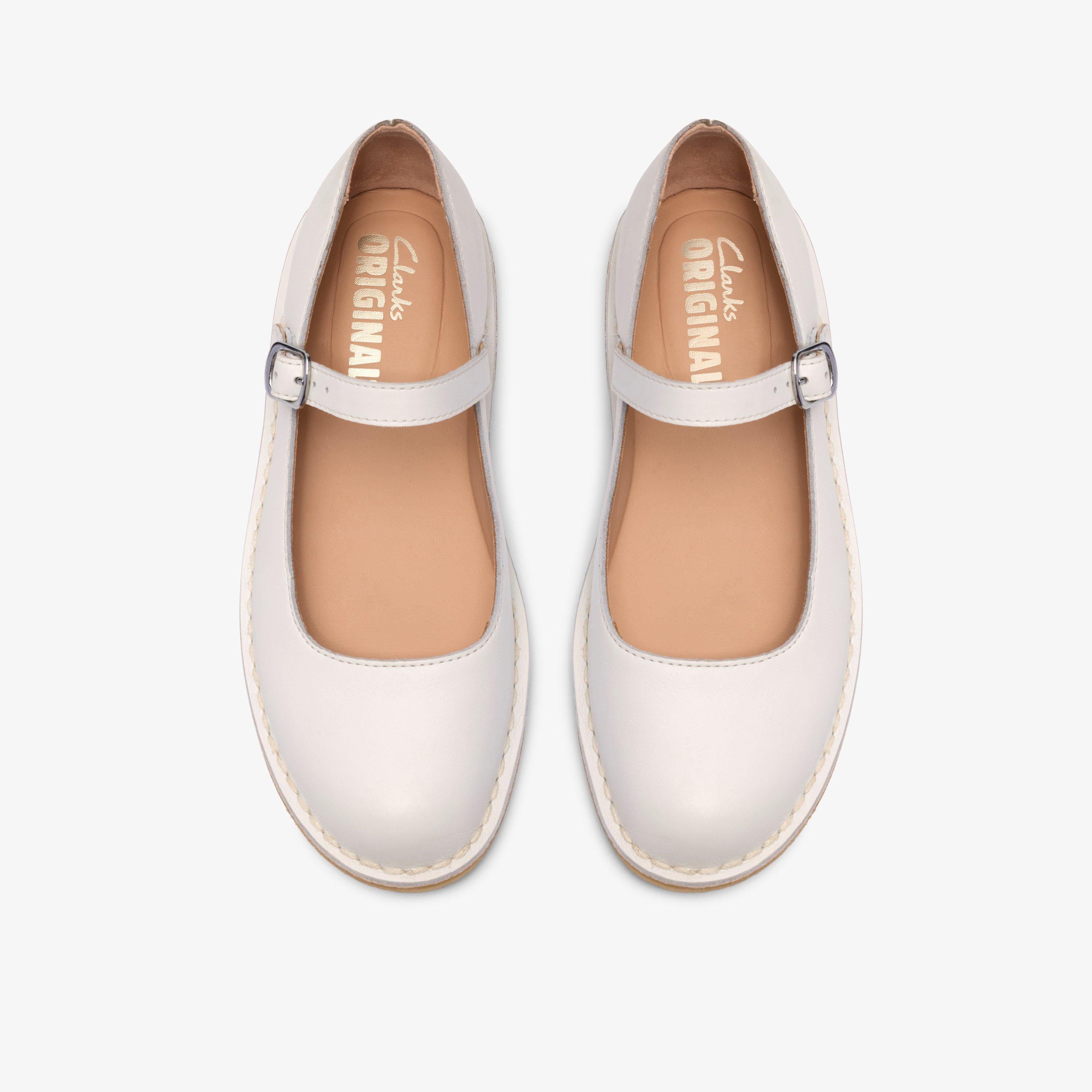 Desert Jane Cuir blanc