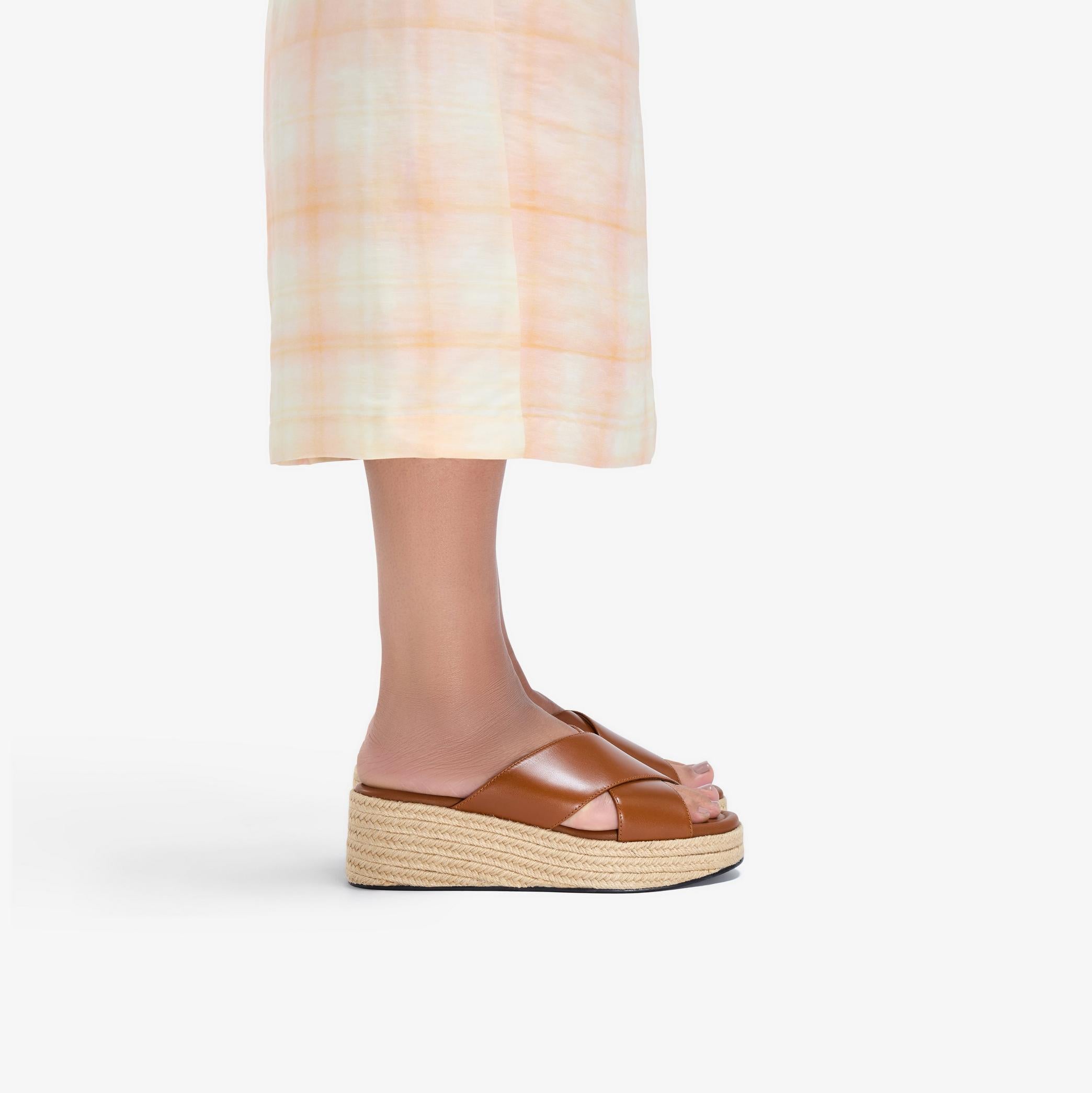 Tessiah Mule
Cuir brun