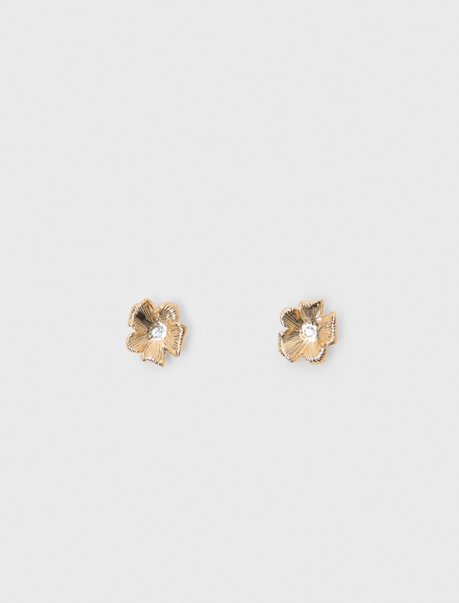 Puces d'oreilles fleurs