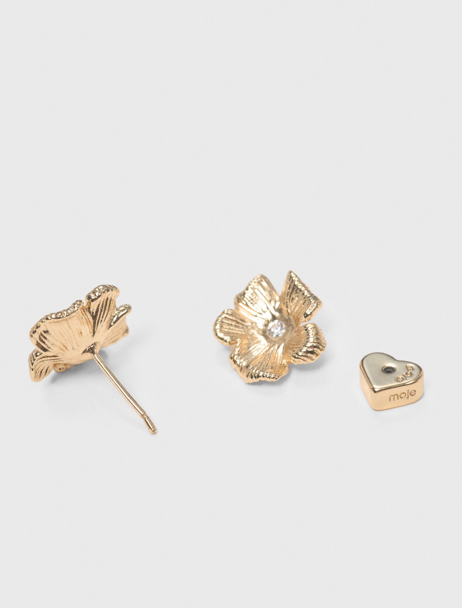 Puces d'oreilles fleurs