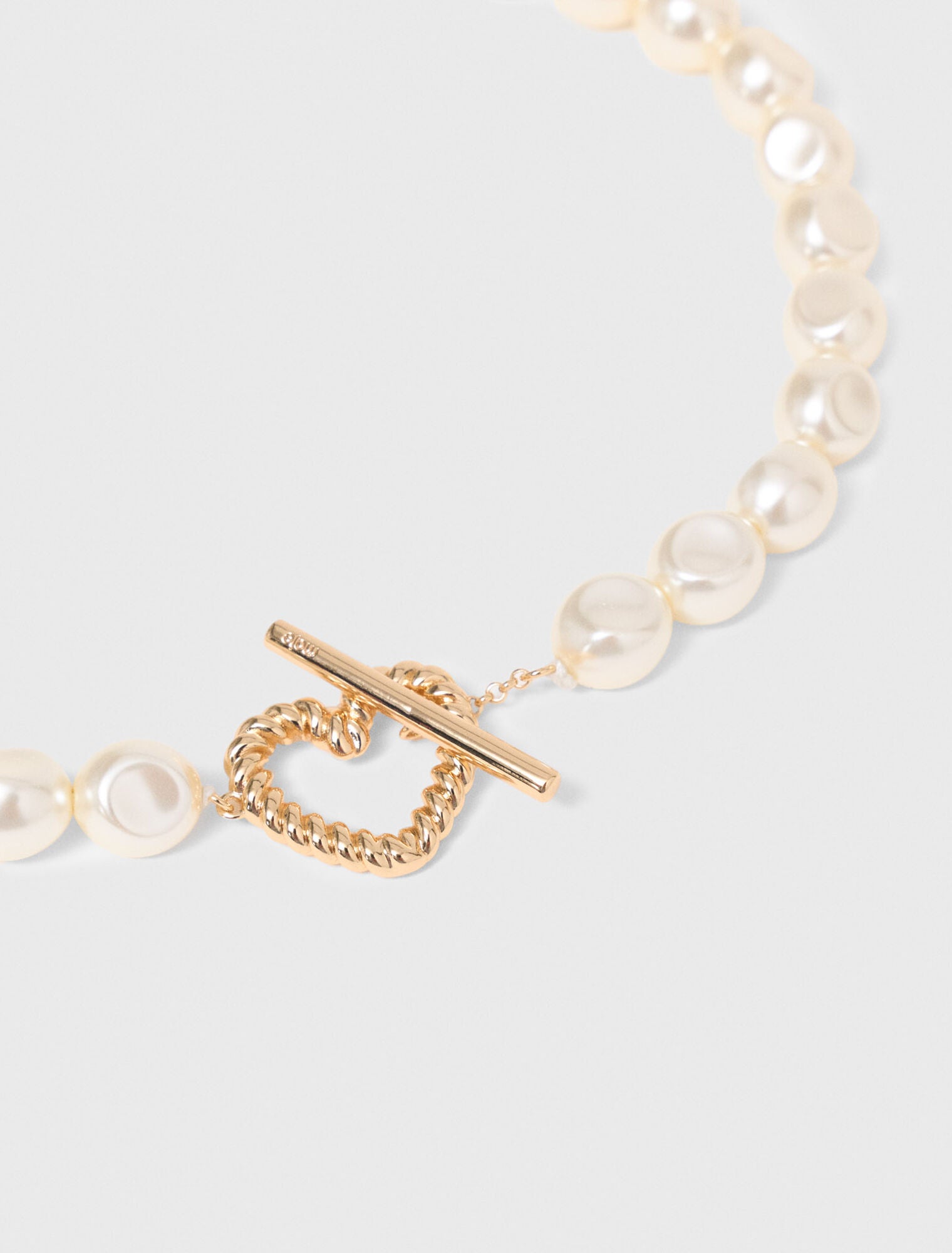 Collier choker en perles