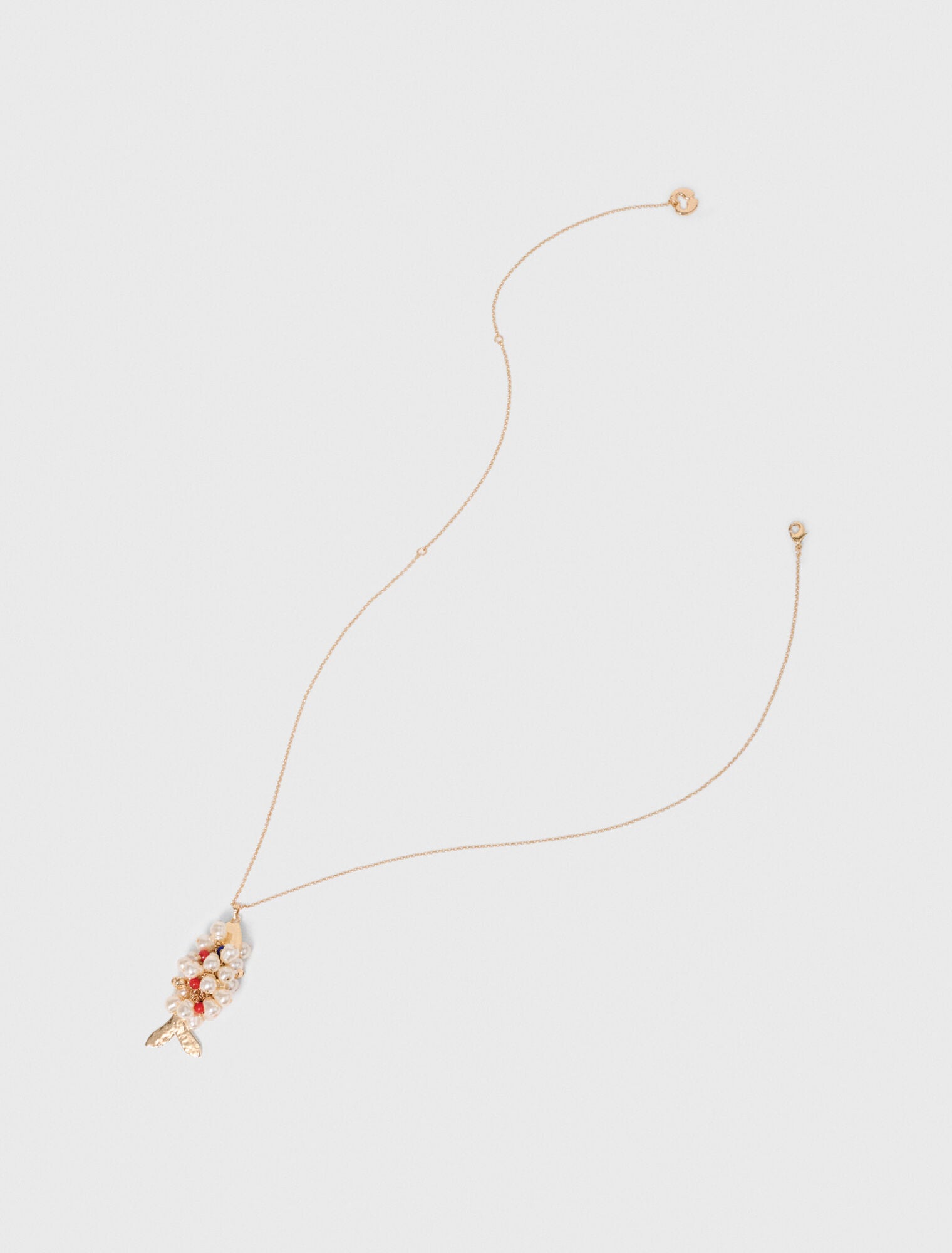 Sautoir poisson en perles
