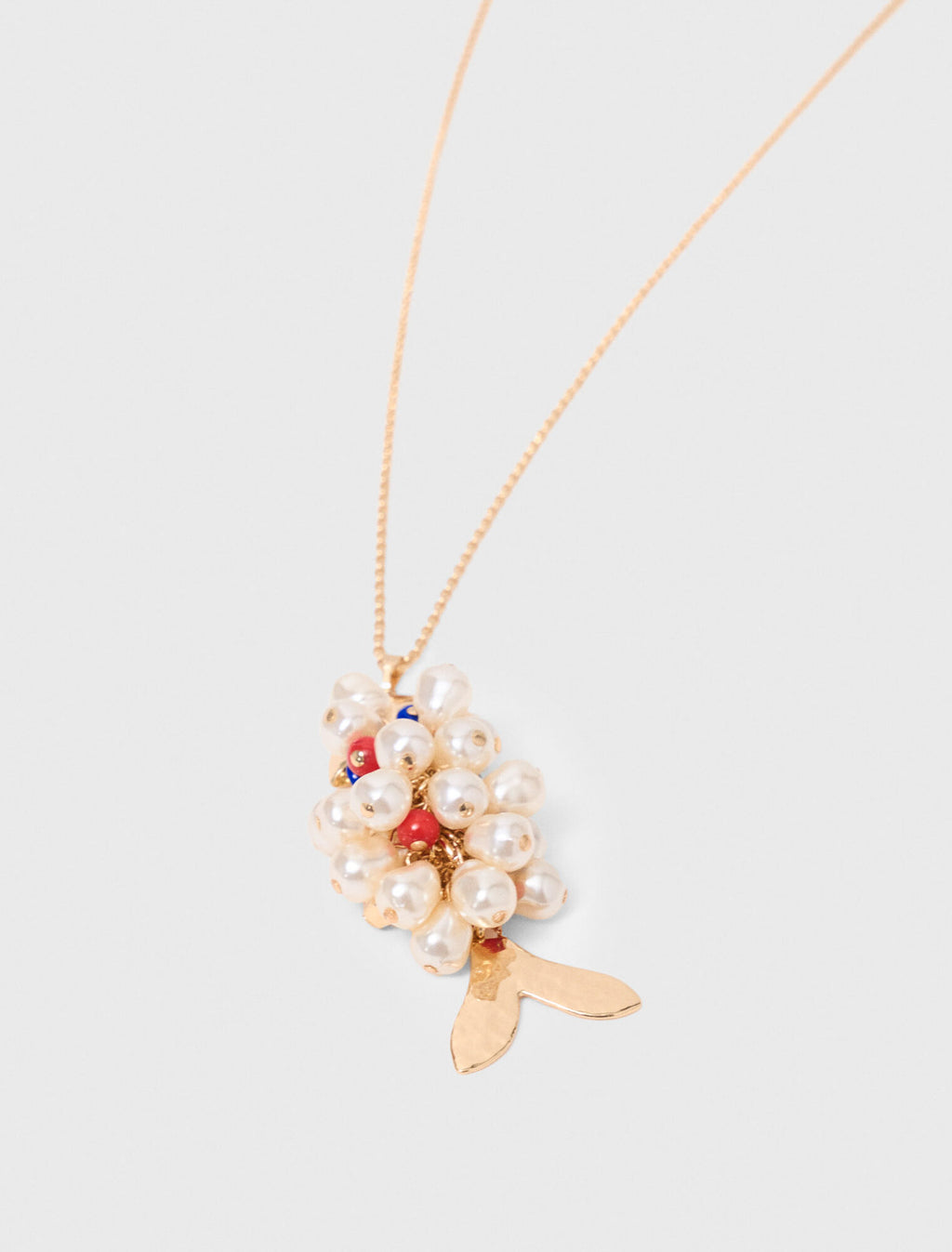 Sautoir poisson en perles