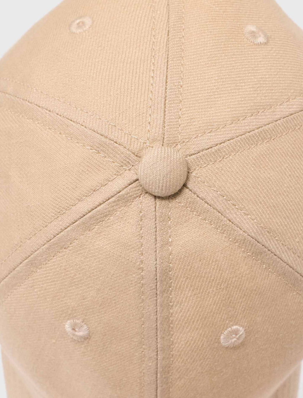 Casquette à logo en mix de lin