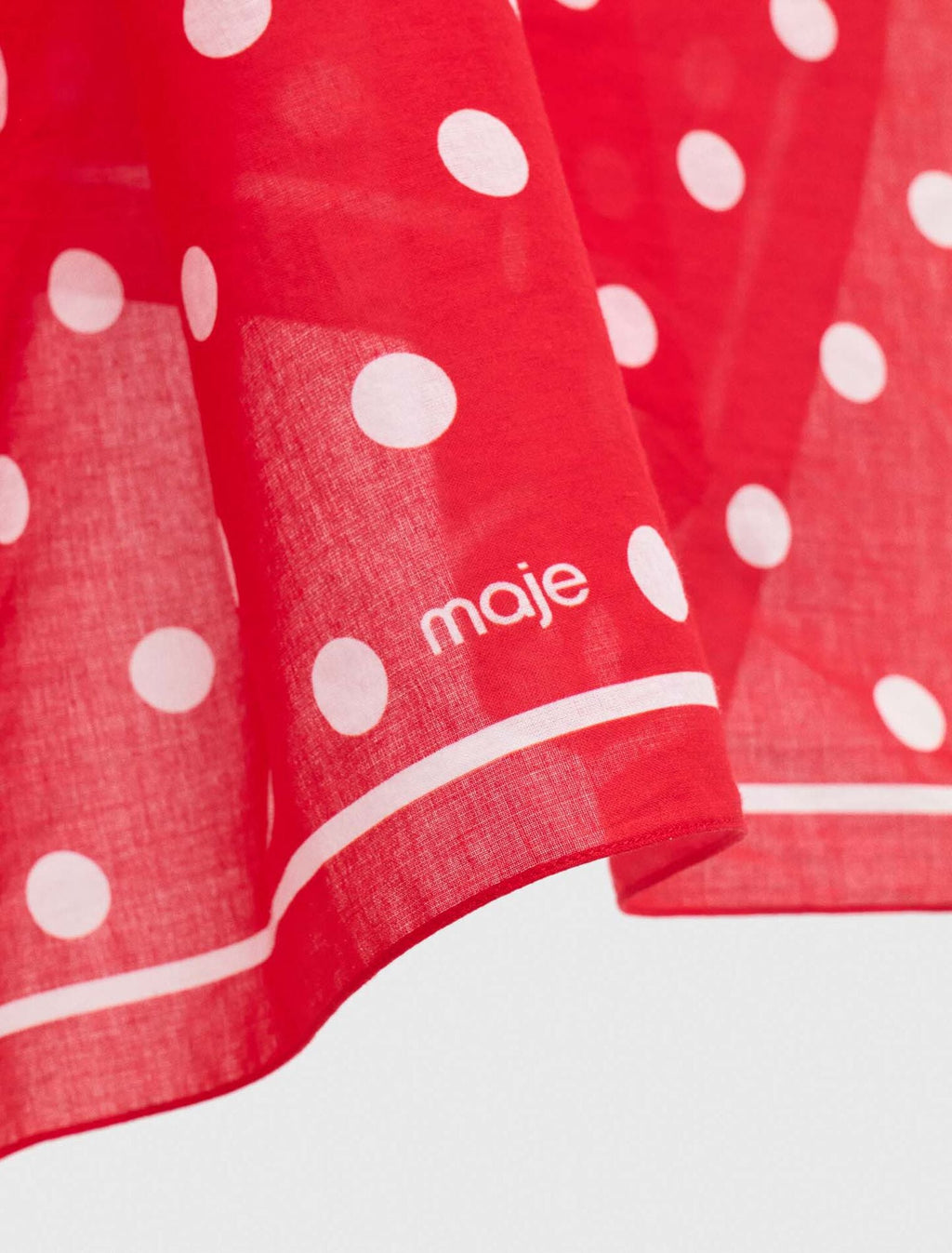 Bandana à pois en coton