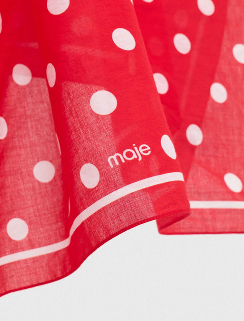 Bandana à pois en coton