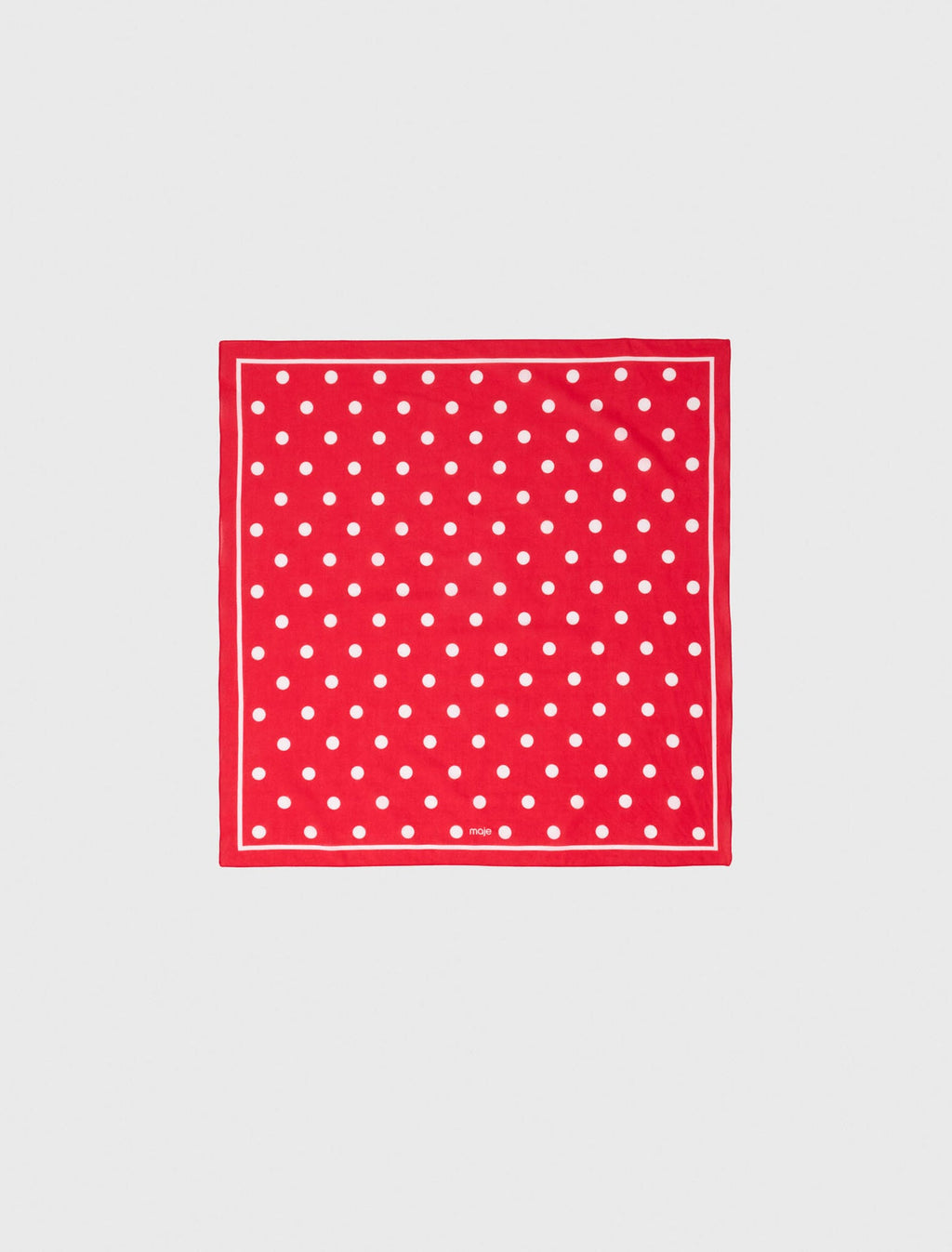 Bandana à pois en coton