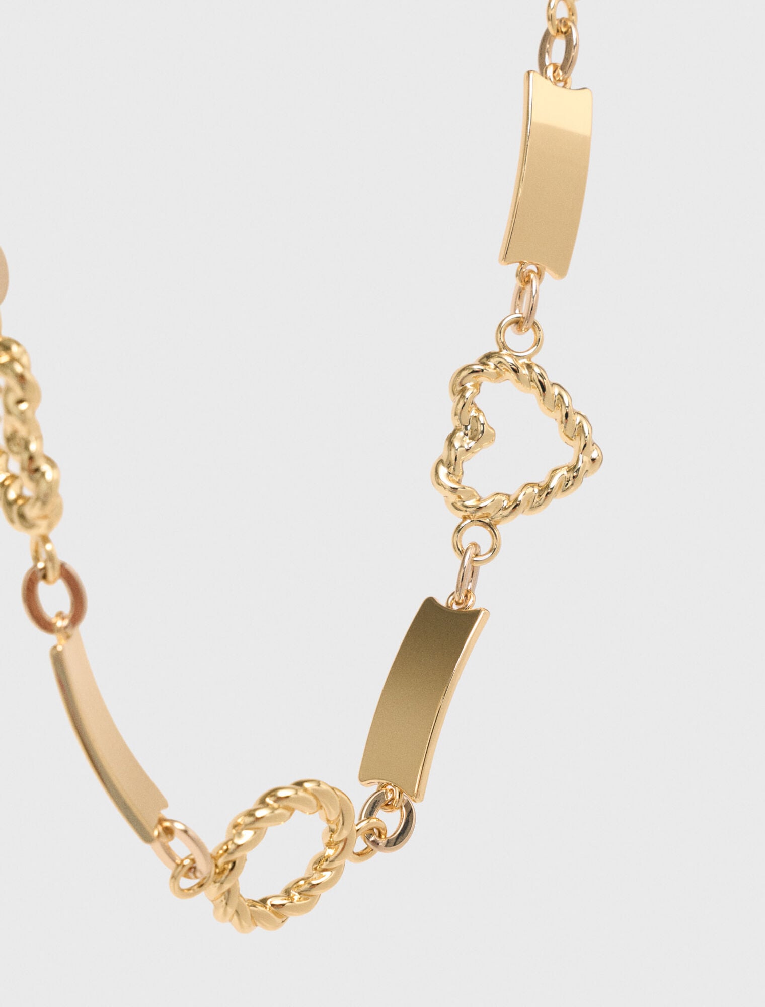 Ceinture chaine dorée torsadée
