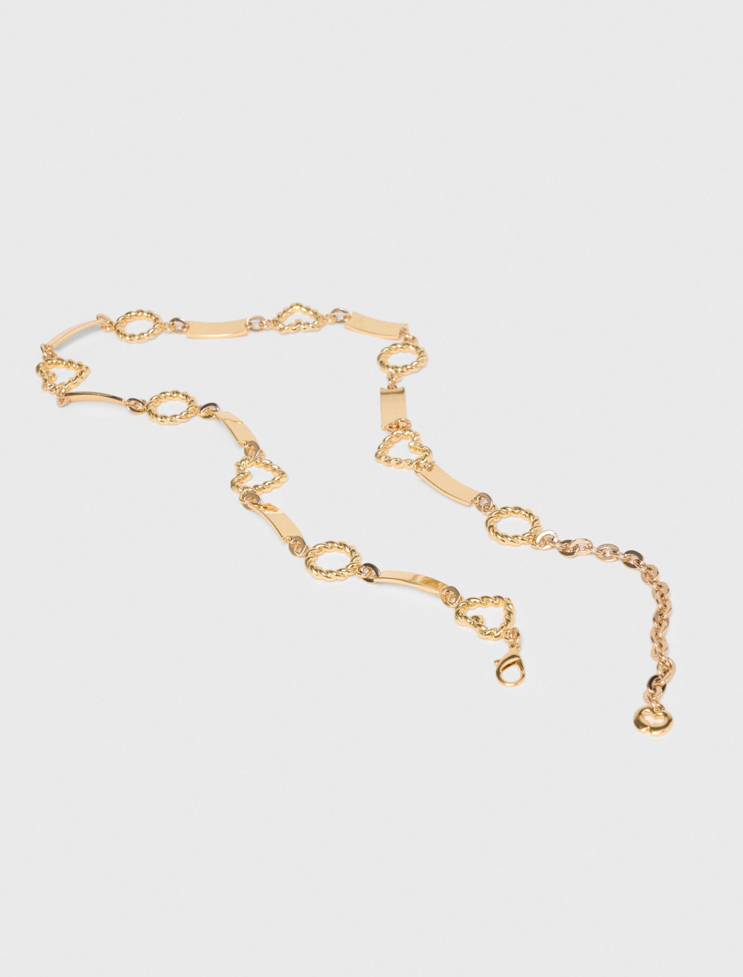 Ceinture chaine dorée torsadée