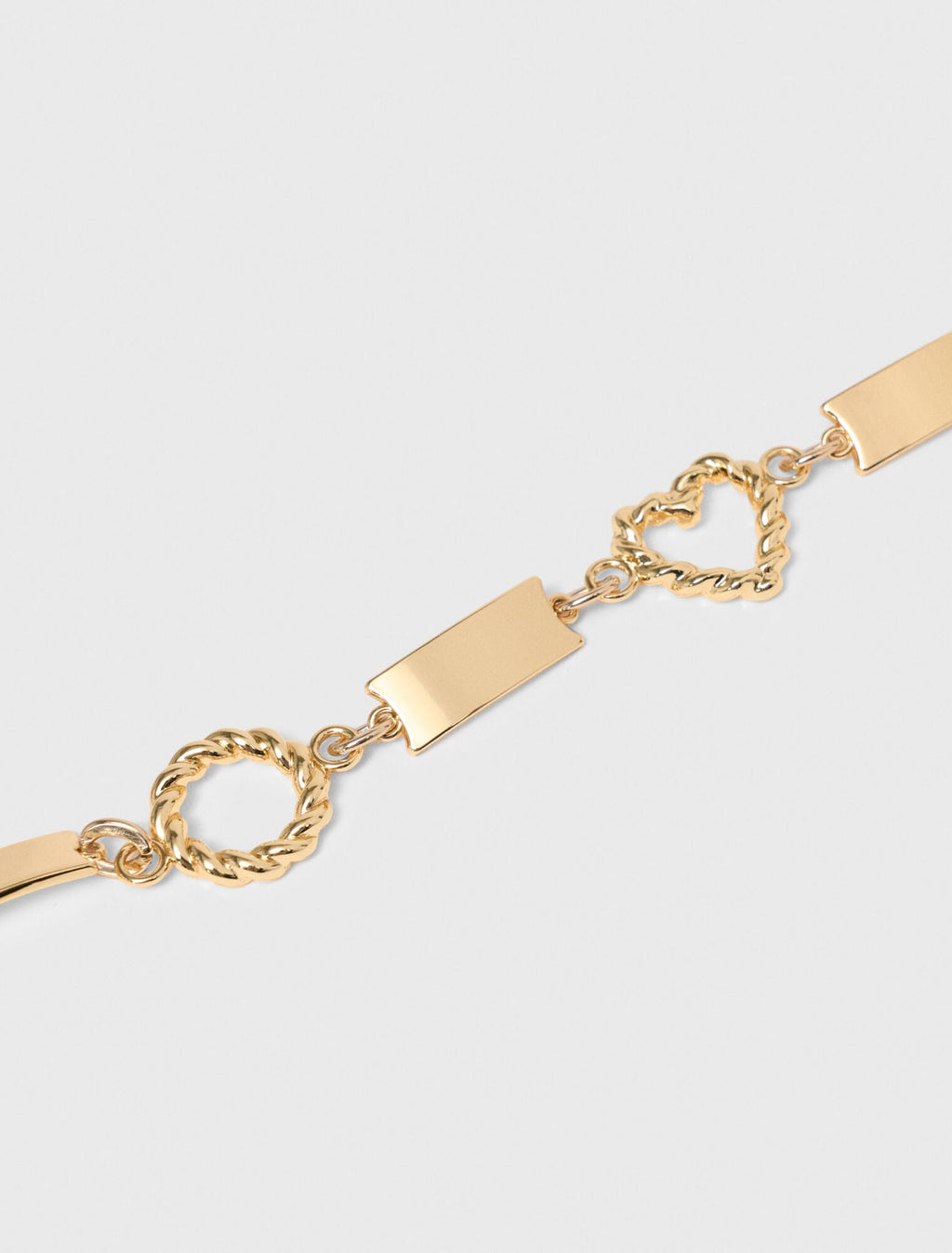 Ceinture chaine dorée torsadée