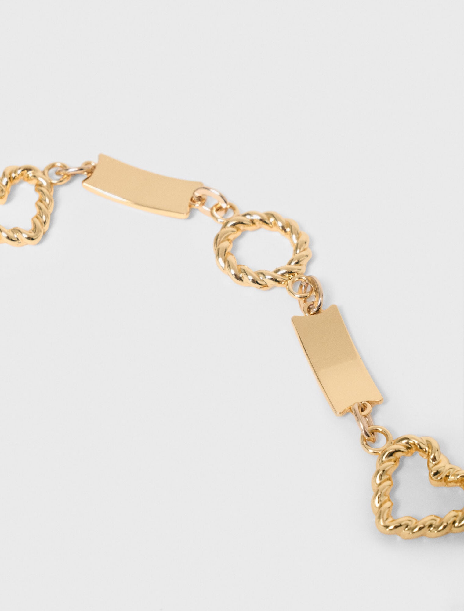 Ceinture chaine dorée torsadée