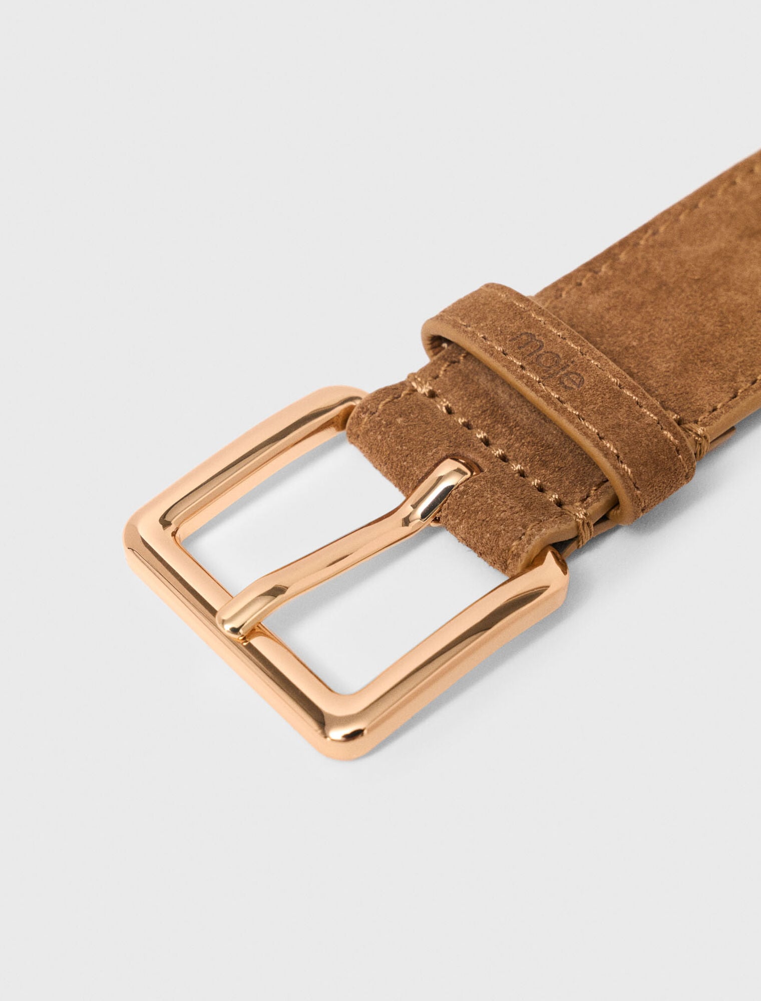Ceinture tressée en suède