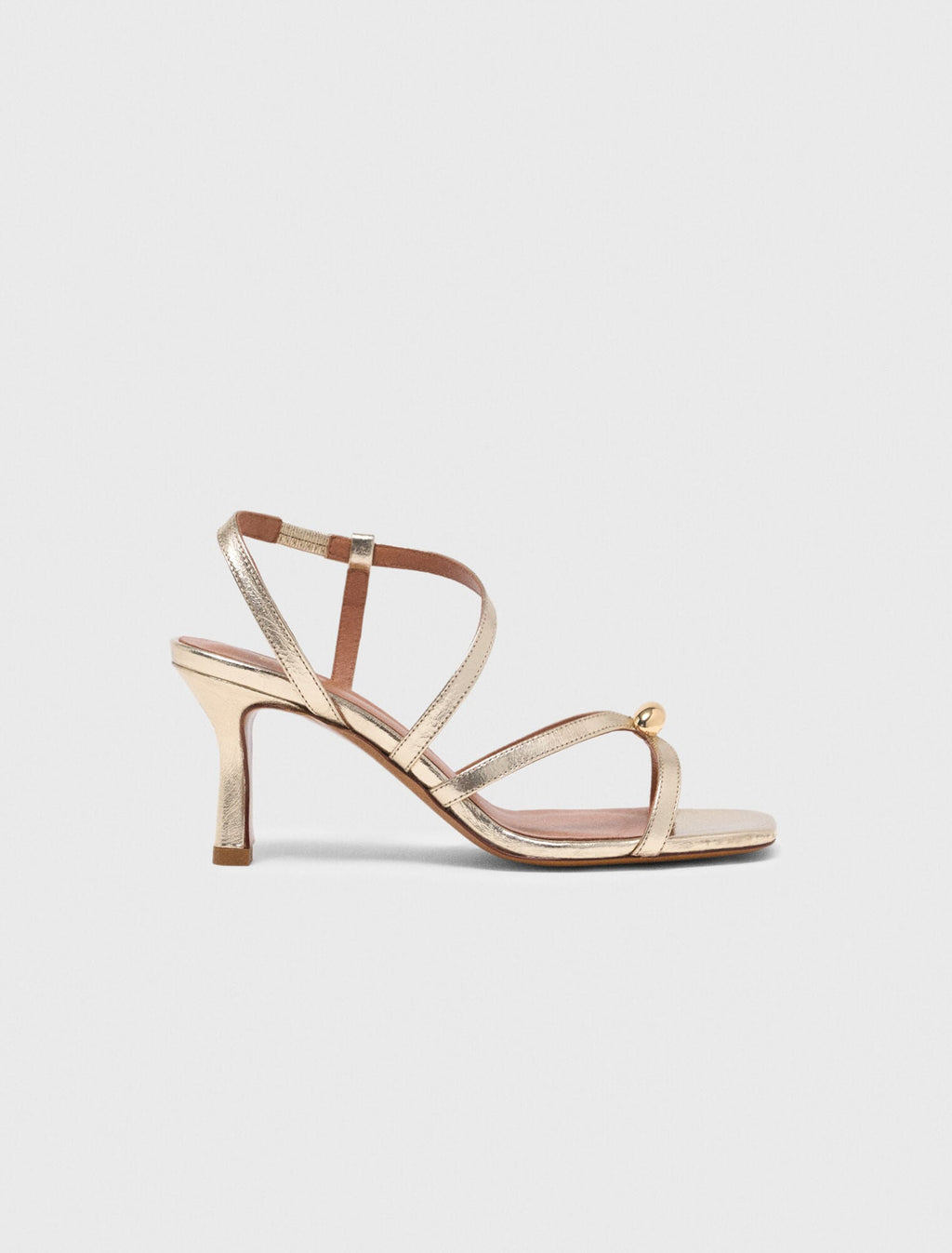 Sandales multibrides métalisées