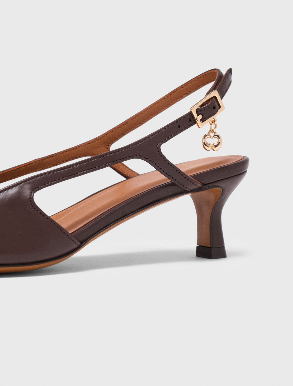 Slingbacks en cuir