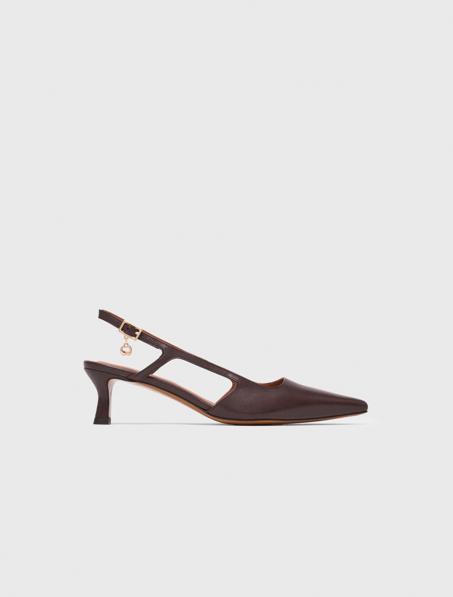 Slingbacks en cuir