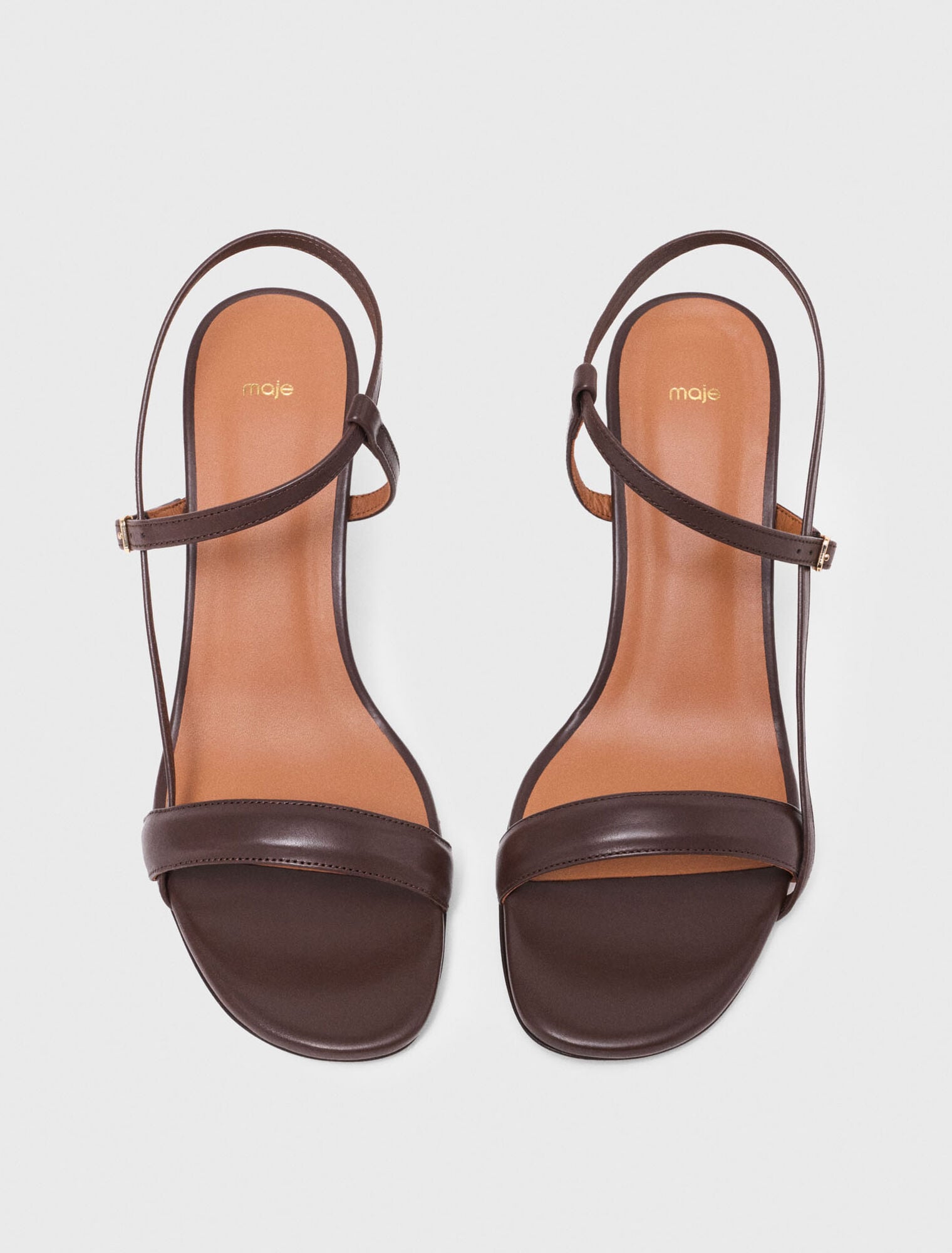 Sandales en cuir à brides