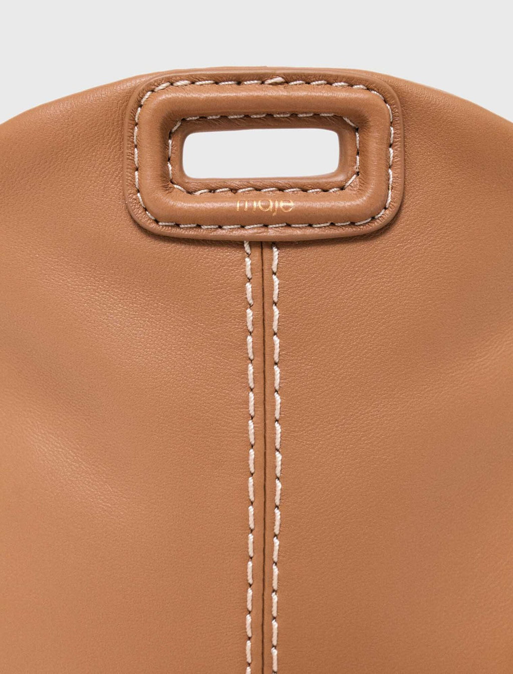 Sac Miss M micro en cuir surpiqué
