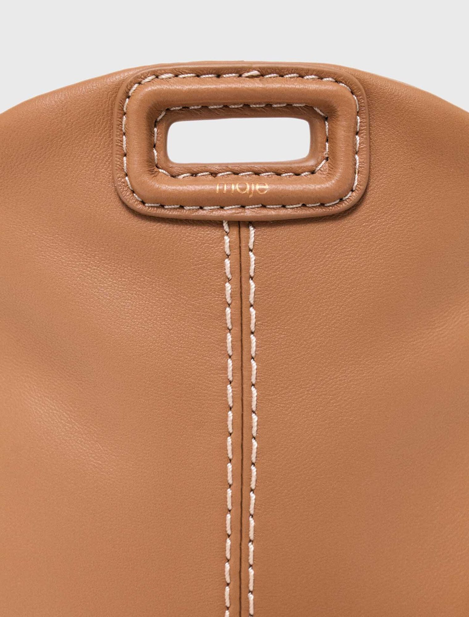 Sac Miss M micro en cuir surpiqué
