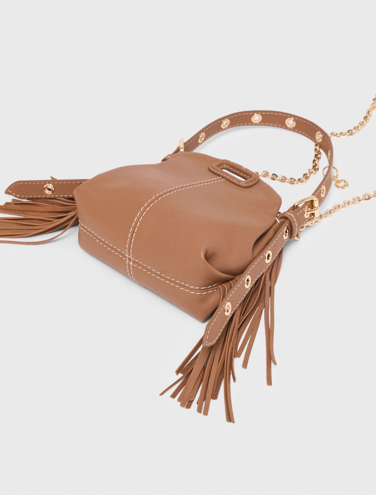 Sac Miss M micro en cuir surpiqué
