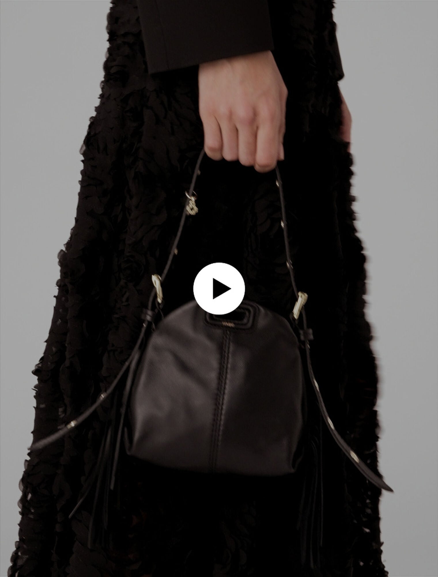 Sac Miss M micro en cuir lisse