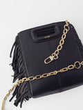Sac M mini en cuir lisse