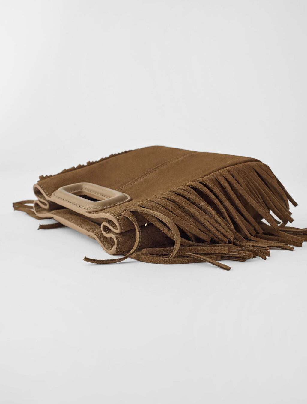 Sac M mini en cuir suède