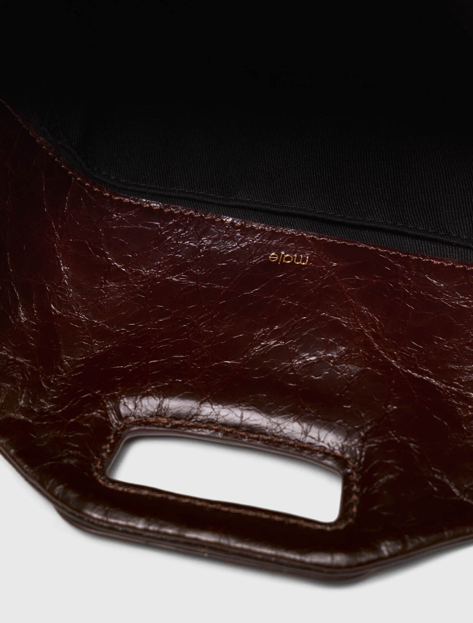 Sac Miss M en cuir craquelé