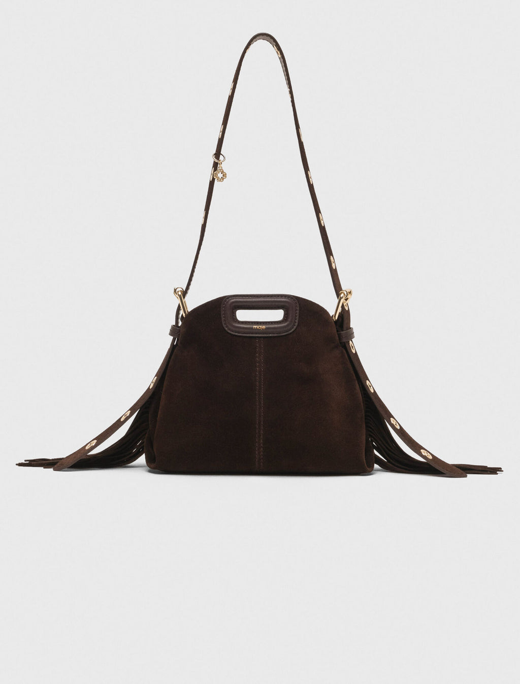 Sac Miss M mini en cuir suède