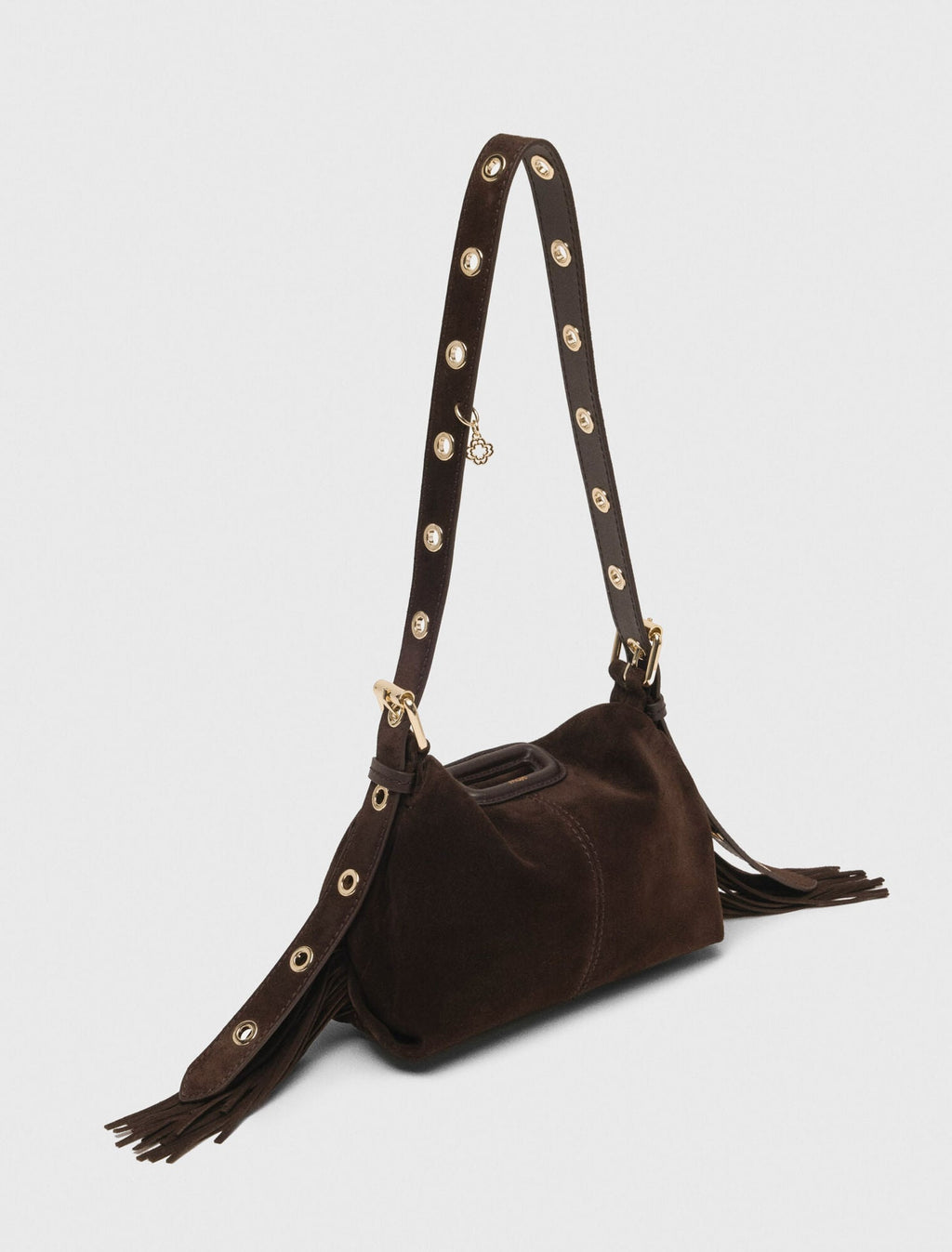 Sac Miss M mini en cuir suède